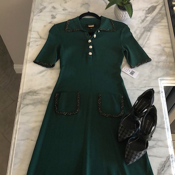Alexia Admor Piper Dress in Emerald - Picture 4 of 10